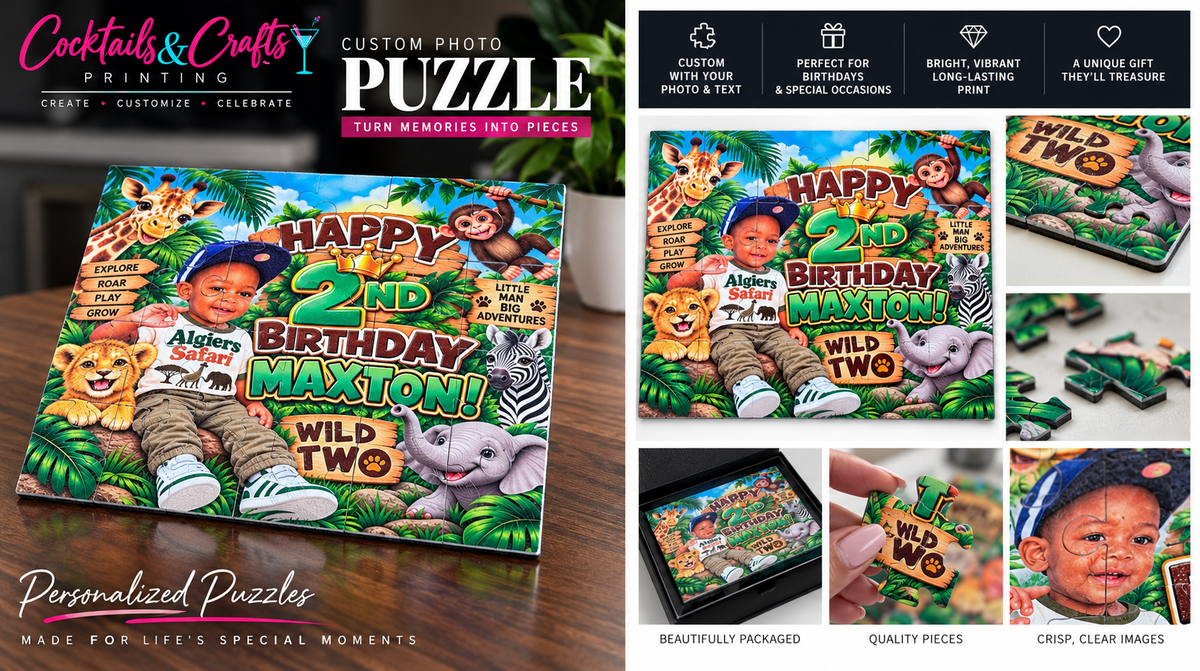 Custom Photo Waterproof Puzzle | Personalized Birthday, Memorial & Keepsake Puzzle