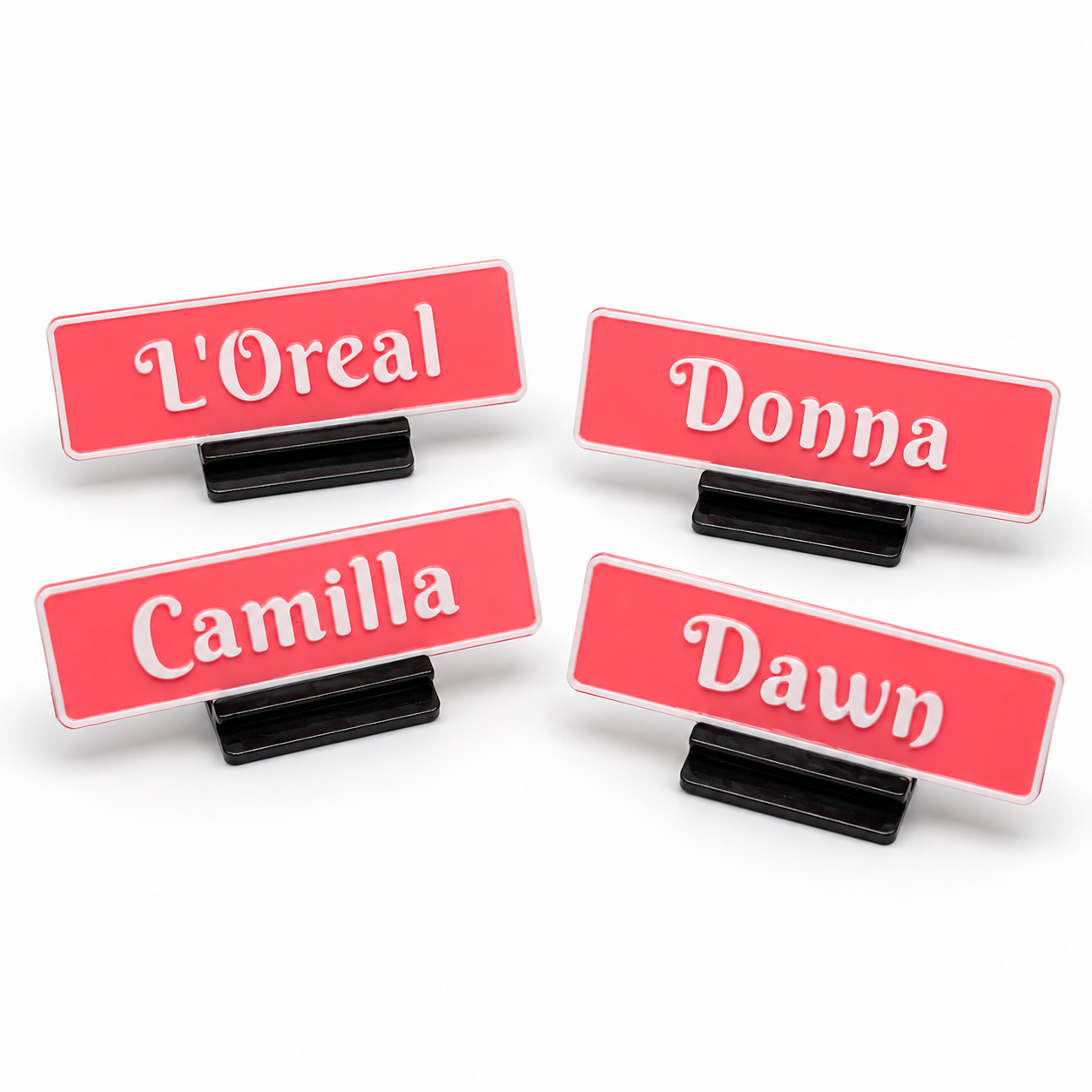 Personalized 3D Printed Mini Nameplate Sign