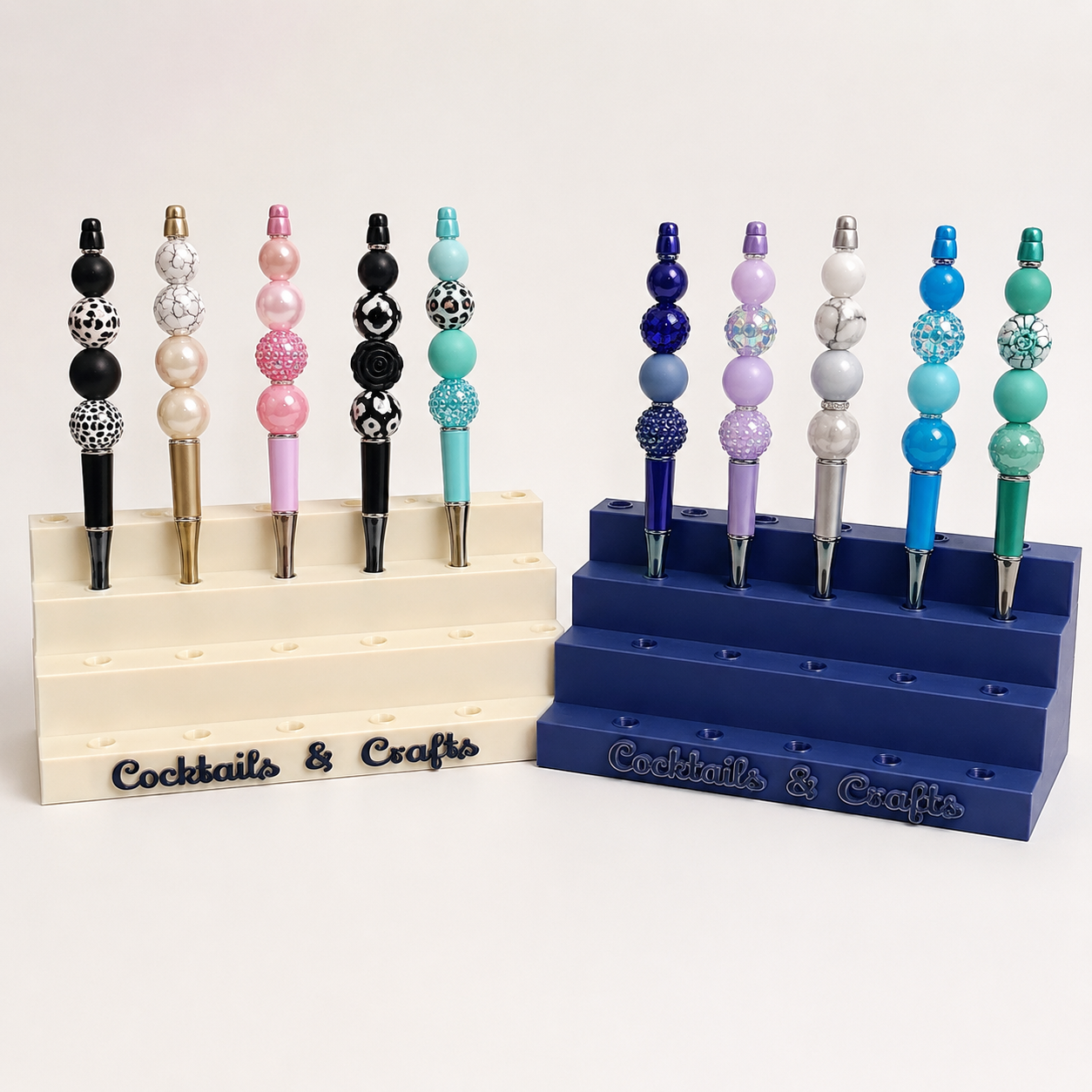 3D Printed Beaded Pen Display Stand | Vendor & Craft Show Pen Organizer
