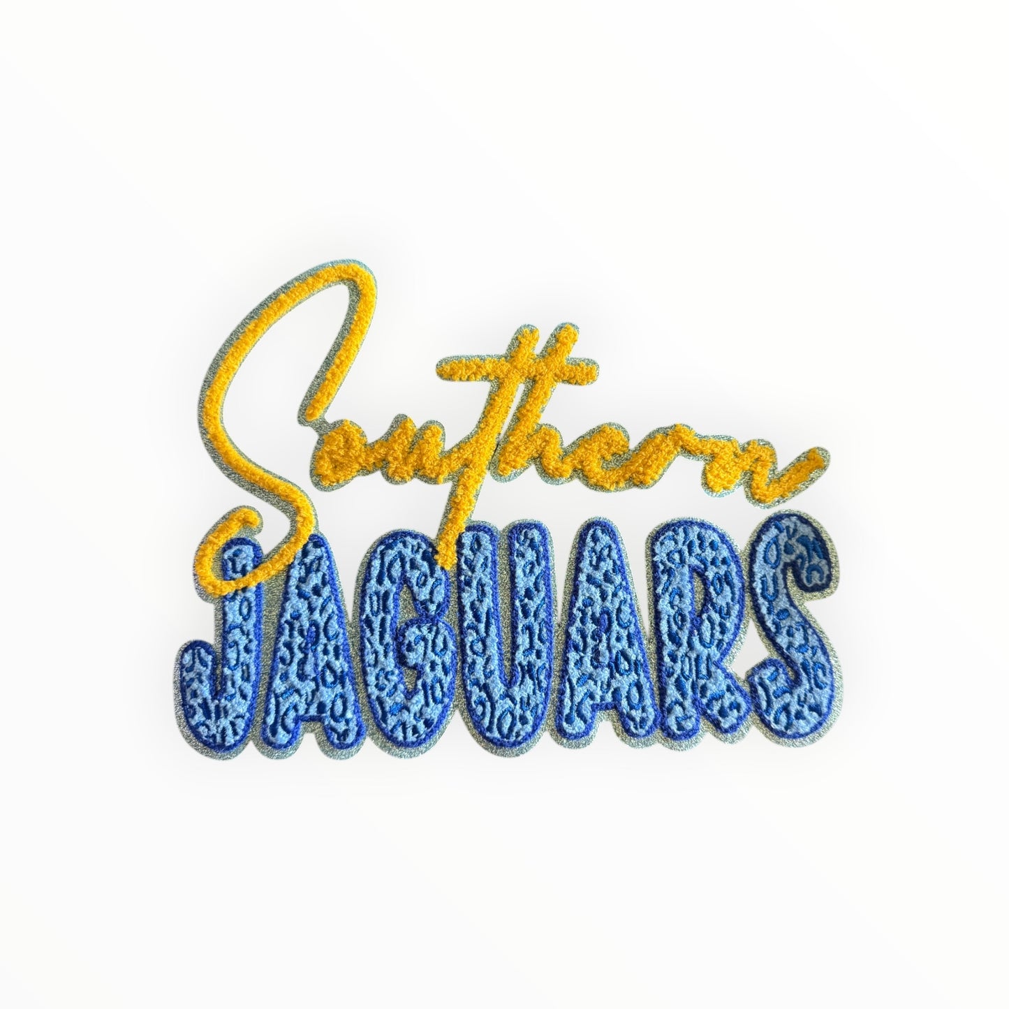 SOUTHERN JAGUARS JAGUAR PRINT Large Chenille patch