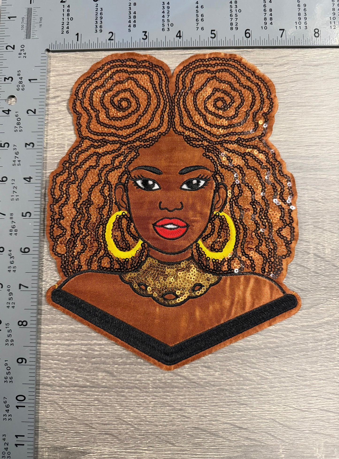 Glam natural curls portrait patch