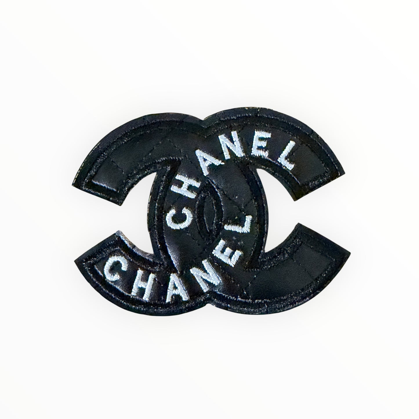 CC Faux Leather Double C Patch