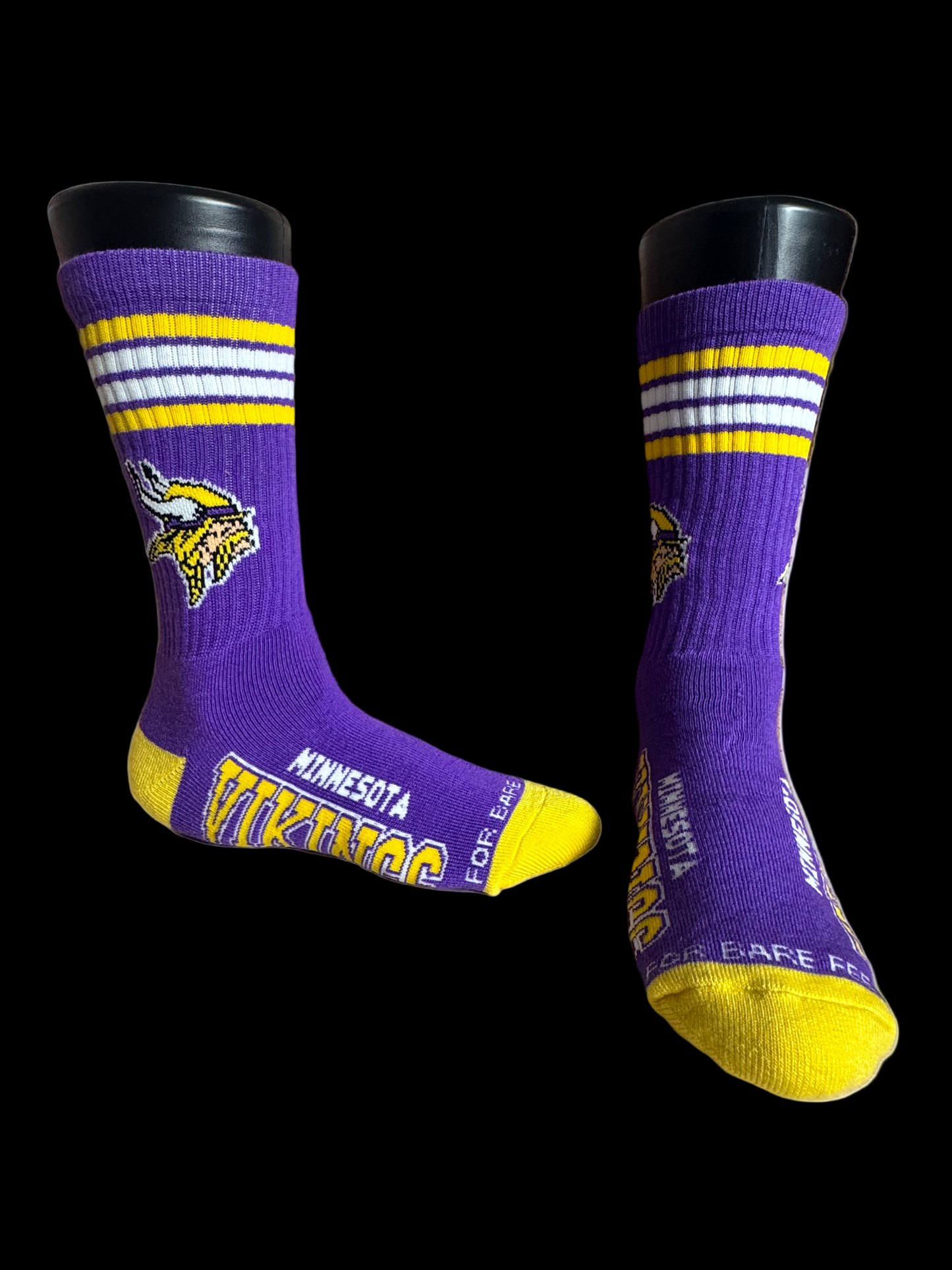 Minnesota Inspired Game Day Crew Socks ๐๐ | Bold Vikings Spirit