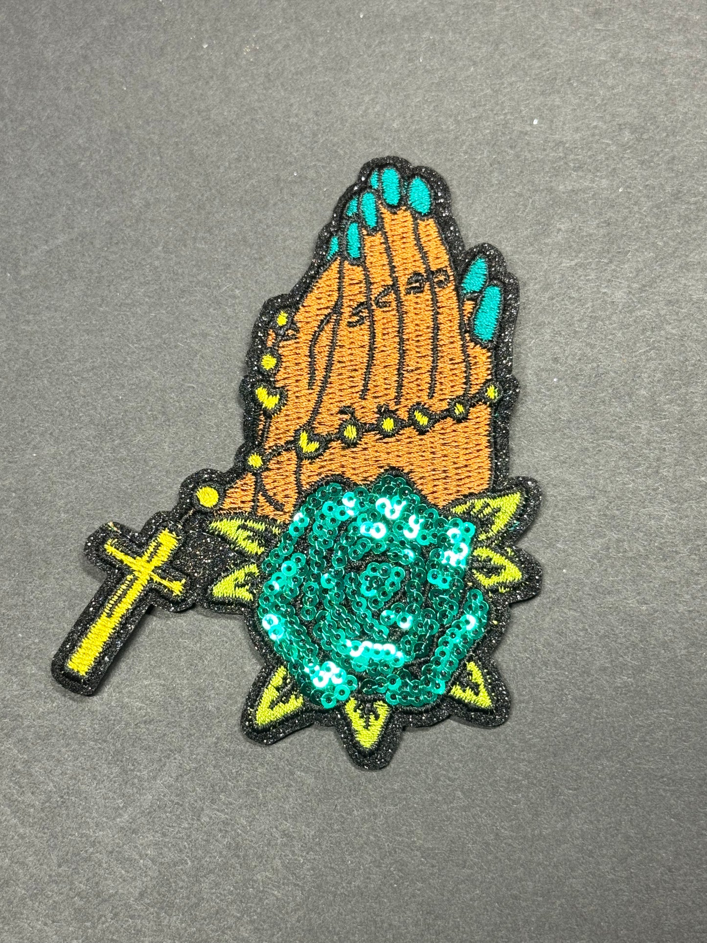 Praying Hands Turquoise