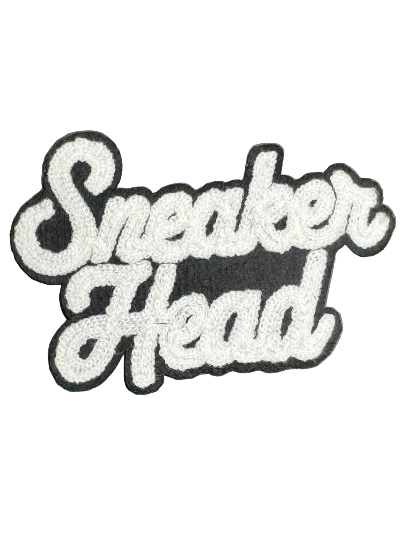 Sneaker Head (Chenille – White & Black)