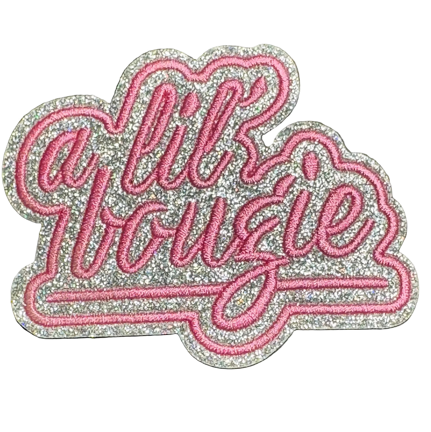“A Lil Bougie” Glitter Patch