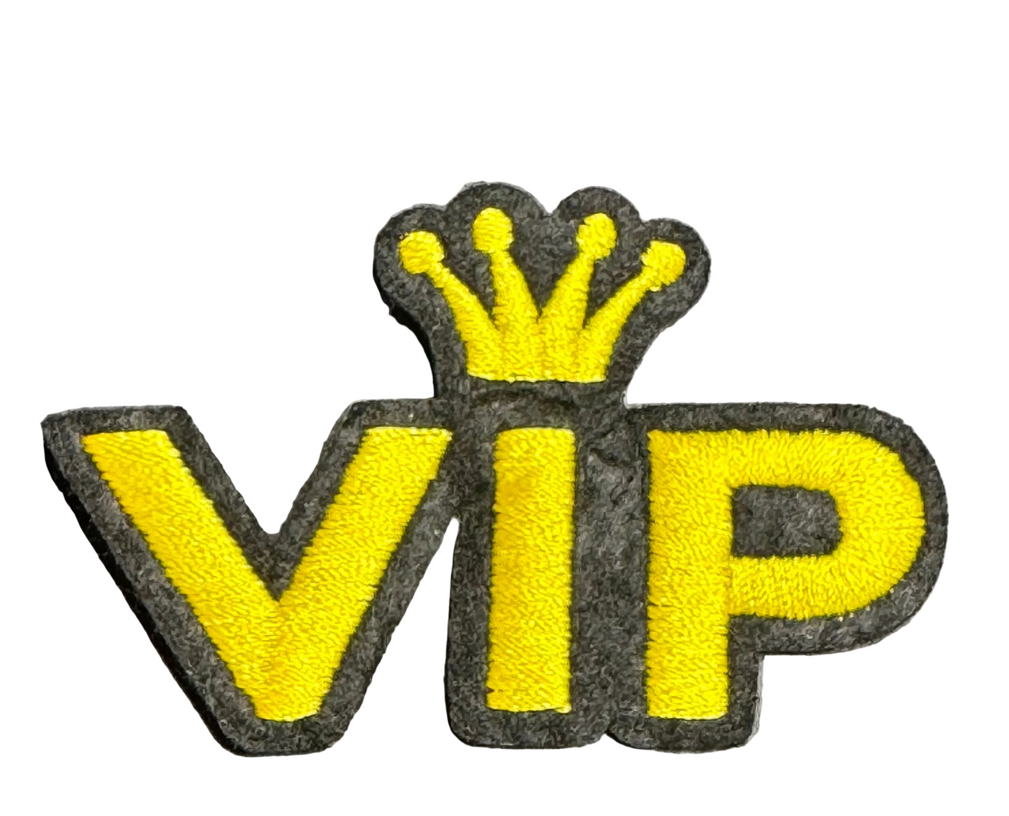Yellow VIP Crown Patch