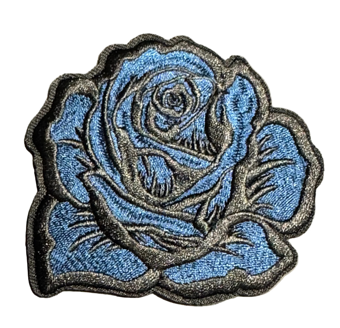 Aqua Blue Rose Patch