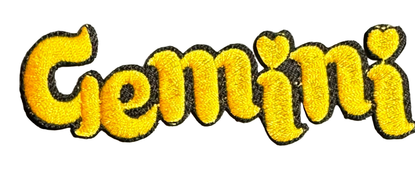 Gemini Patch (Golden Yellow)