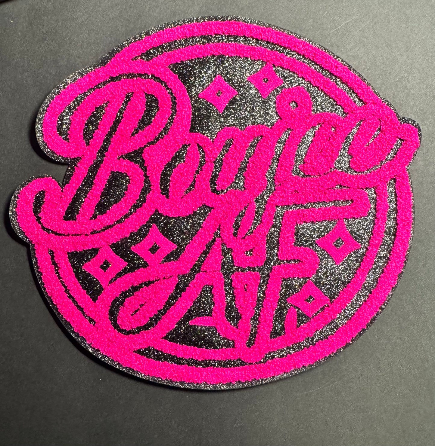 Bougie AF Chenille Patch – Hot Pink