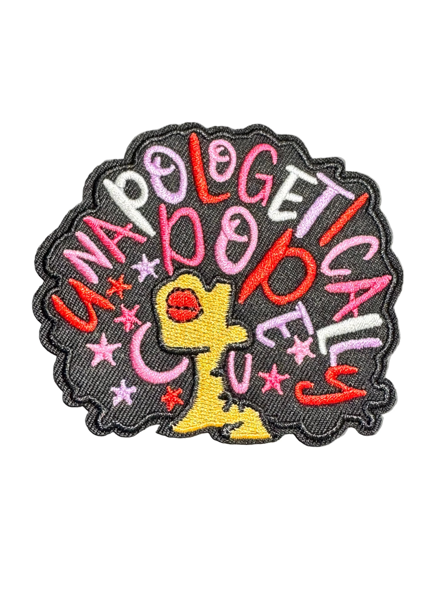 Unapologetically Dope Patch – Pink & Red Colorway