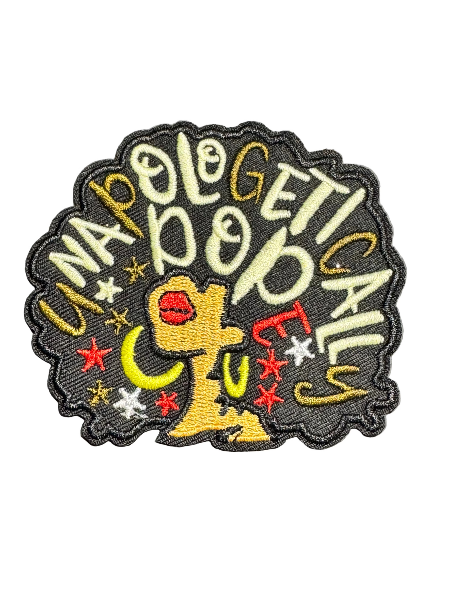 Unapologetically Dope Patch – Olive/Gold Colorway
