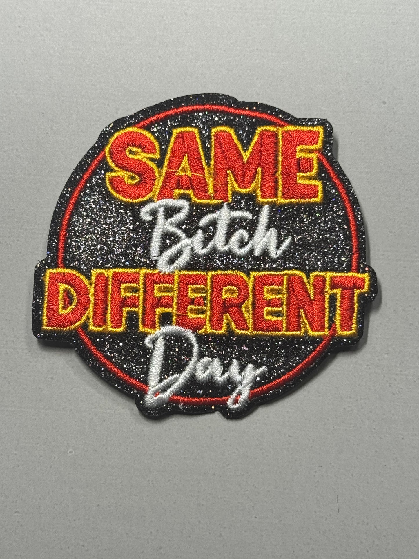 SAME BITCH DIFFERENT DAY RED/YELLOW/BLK