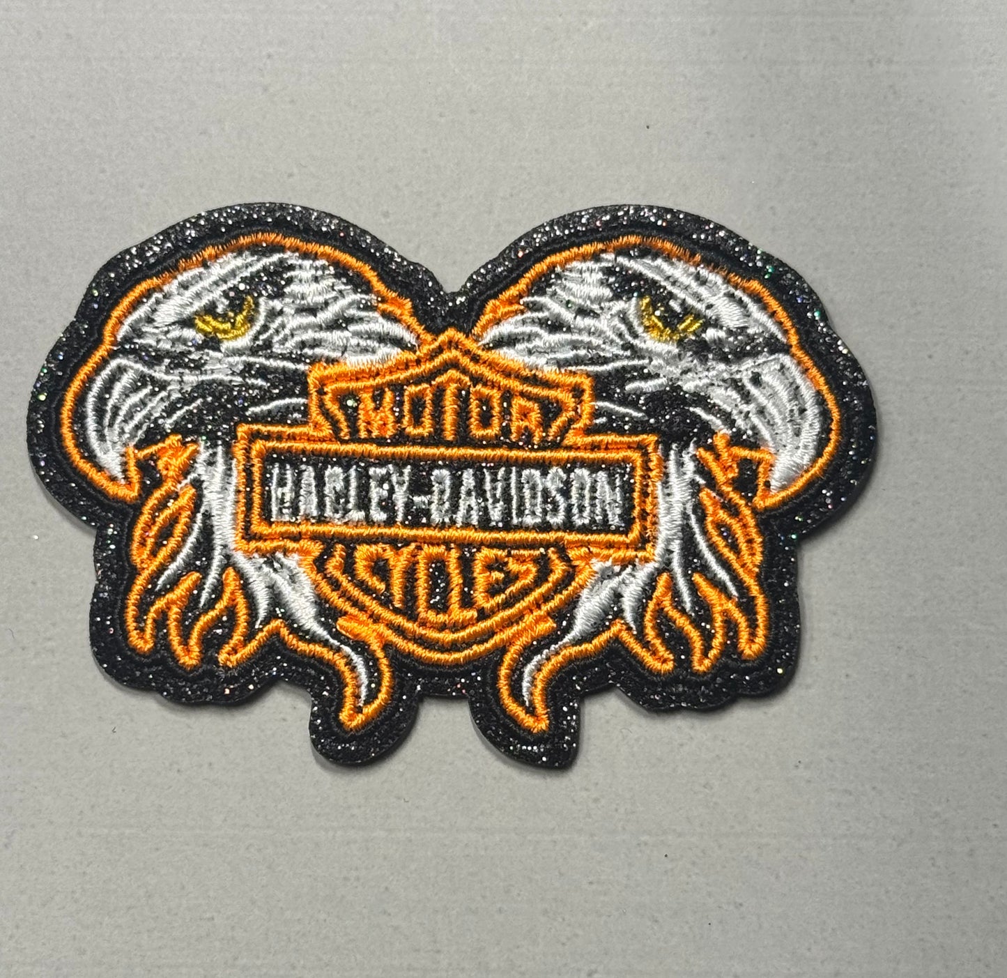 Twin Eagle Moto Emblem Patch (Motorcycle-Inspired)
