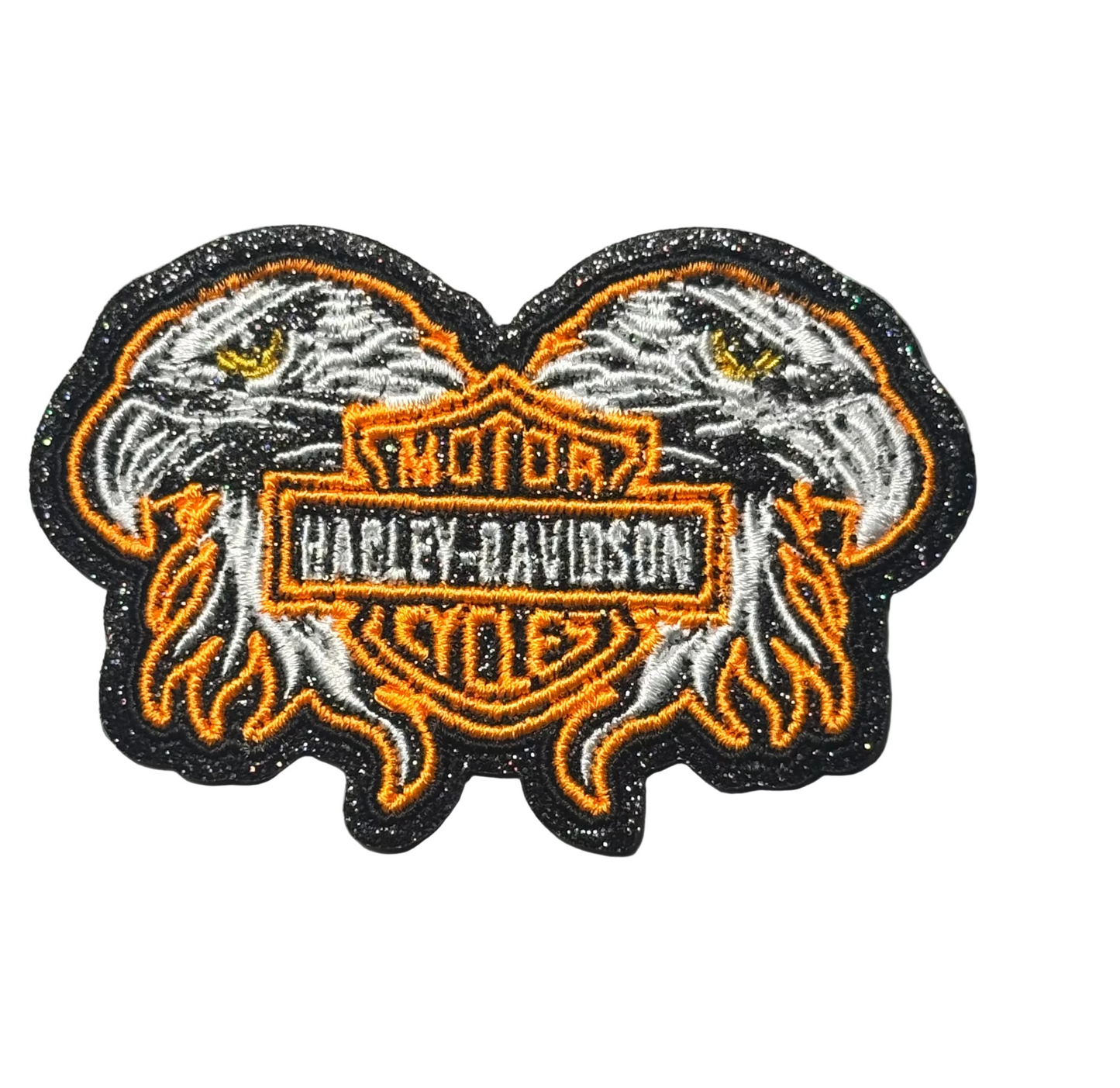 Twin Eagle Moto Emblem Patch (Motorcycle-Inspired)