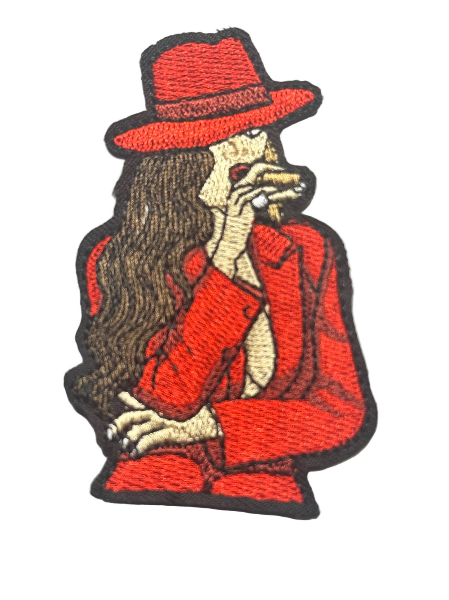 “Red Mystery Woman Patch”