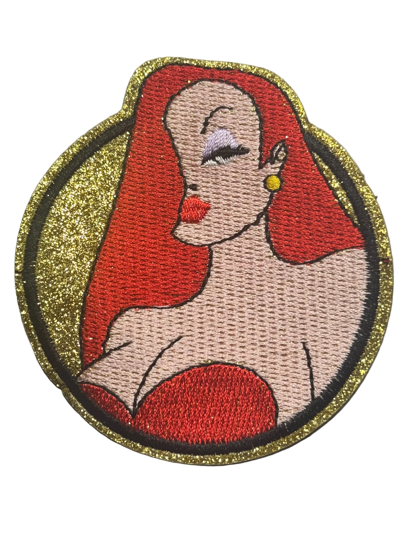 Jessica Rabbit Glitter Patch-Profile