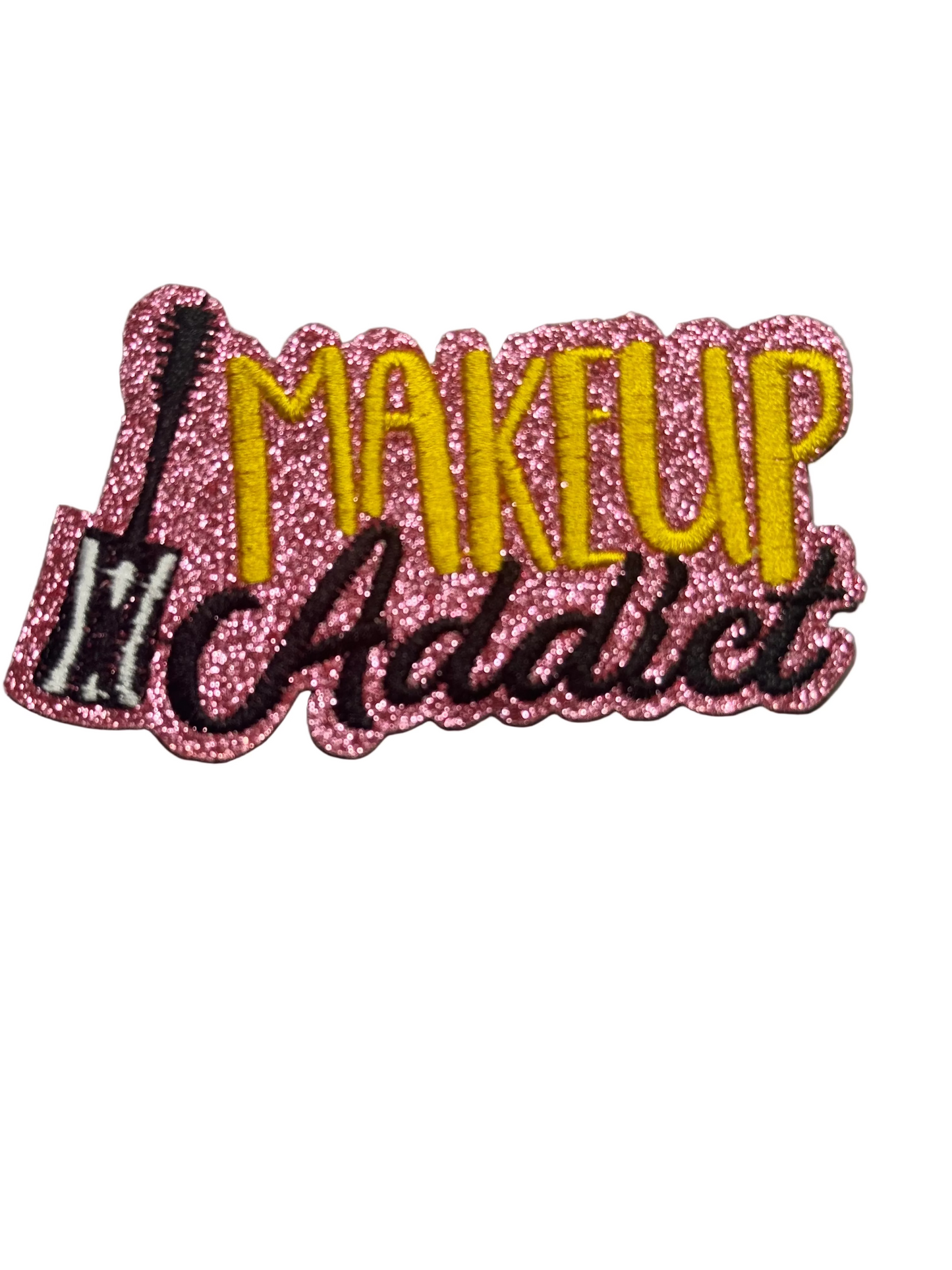 “Makeup Addict Glitter Patch”