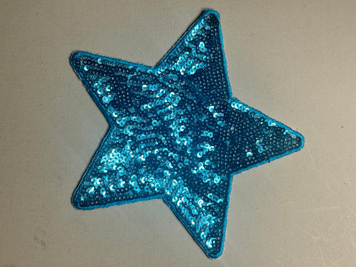 "Blue Glitter Star Patch"