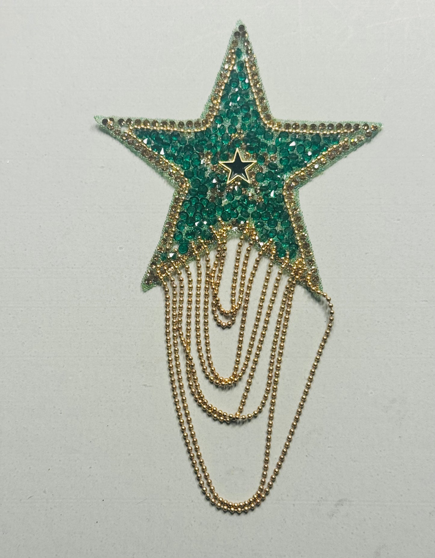 green star gold chain