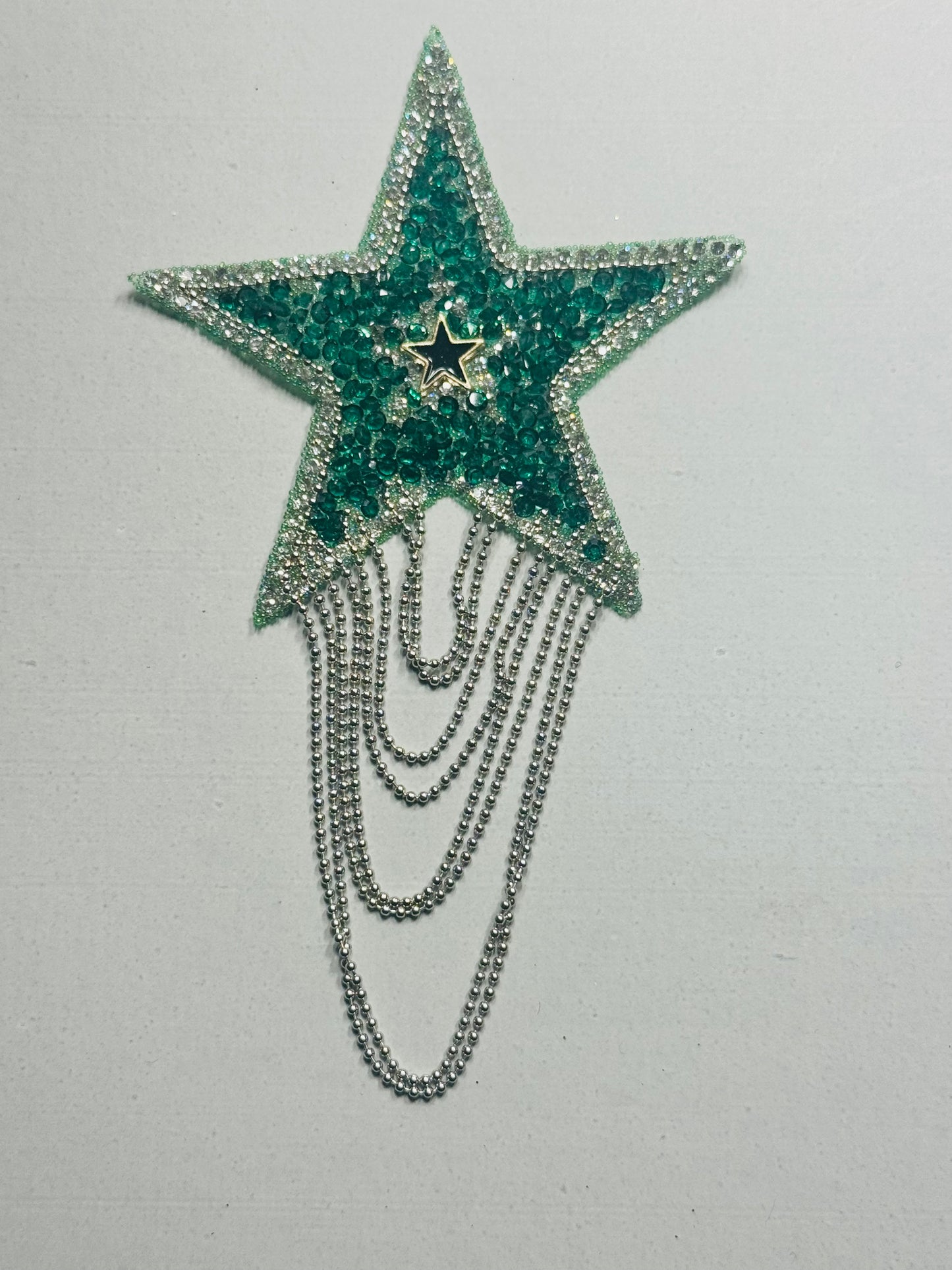 green star silver chain