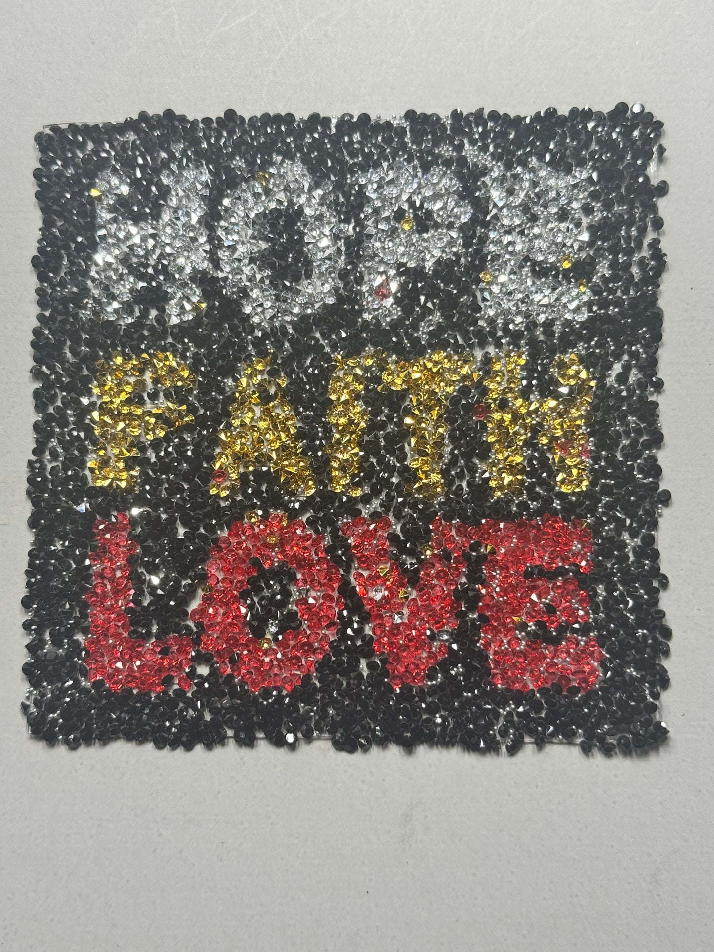 HOPE FAITH LOVE STONE