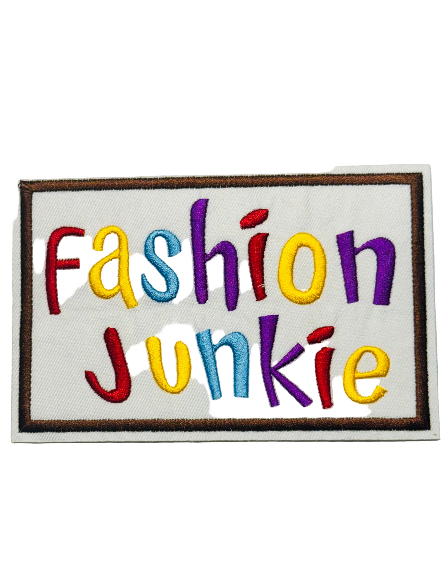 Fashion Junkie Colorful Rectangle Patch