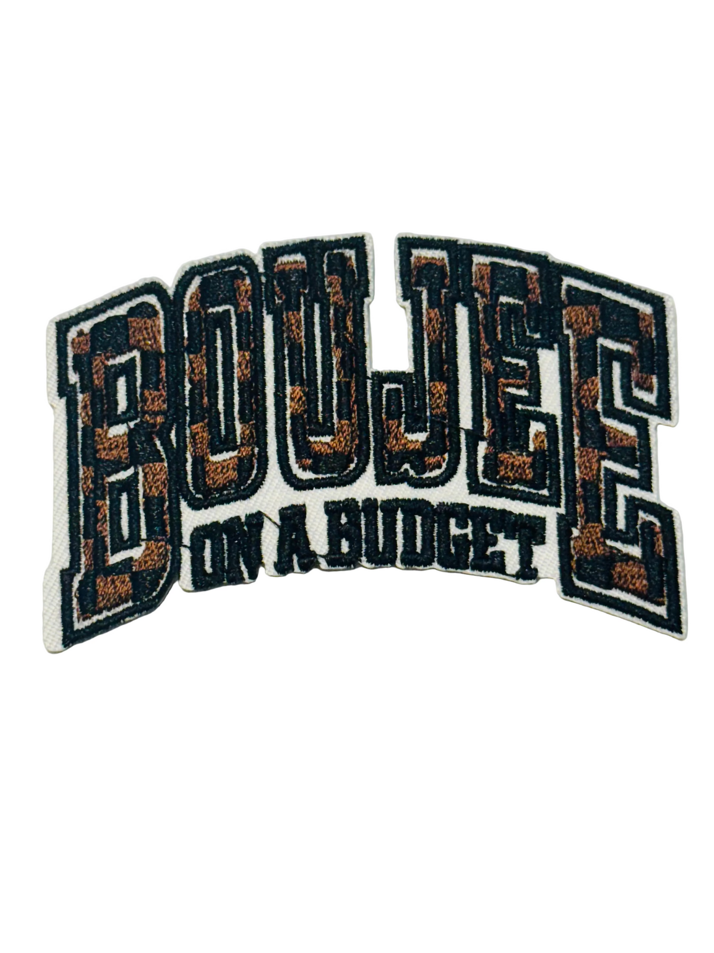 Boujee on a Budget – Brown Leopard Patch