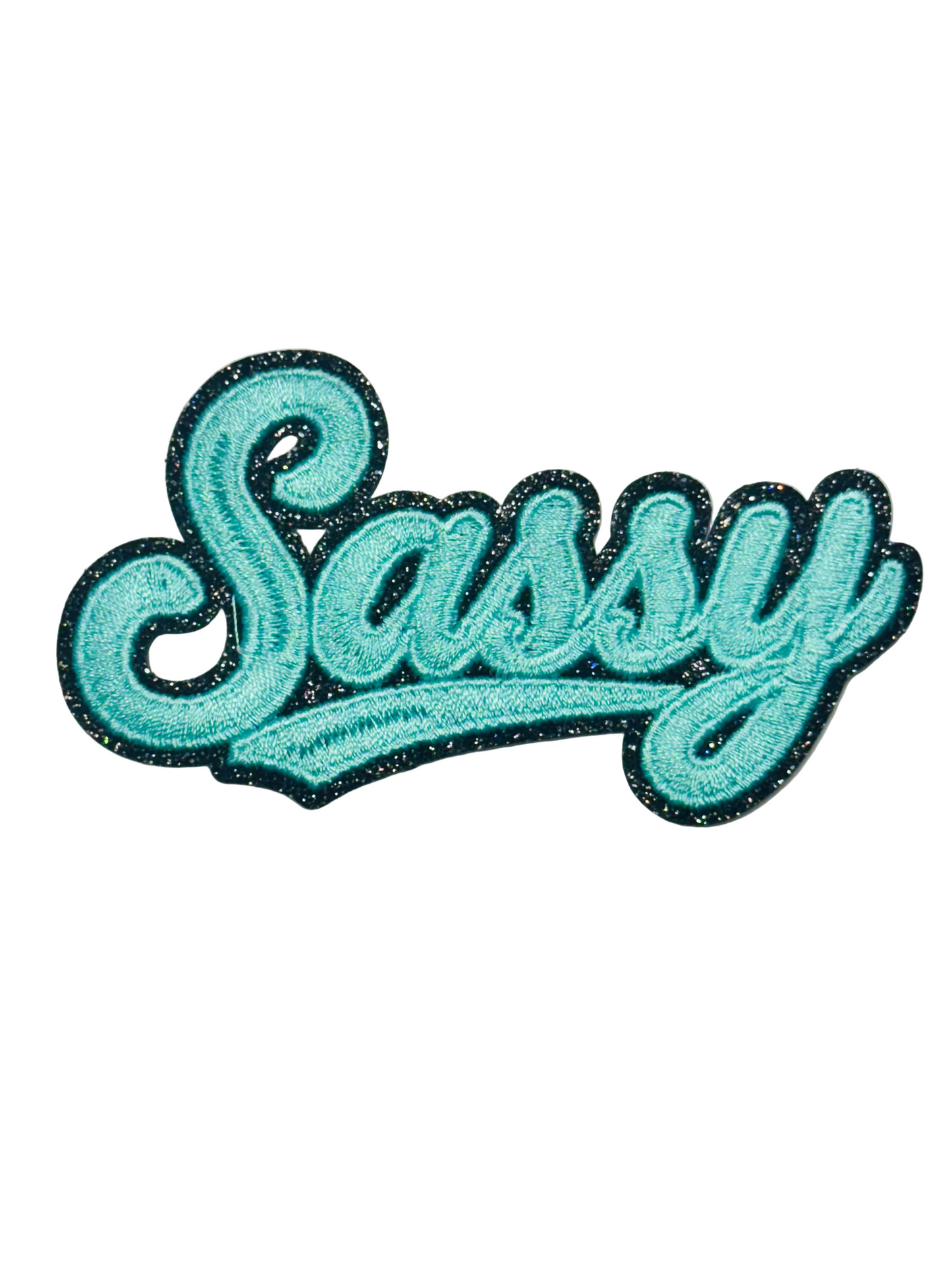 Sassy Patch – Pink Glitter Edge