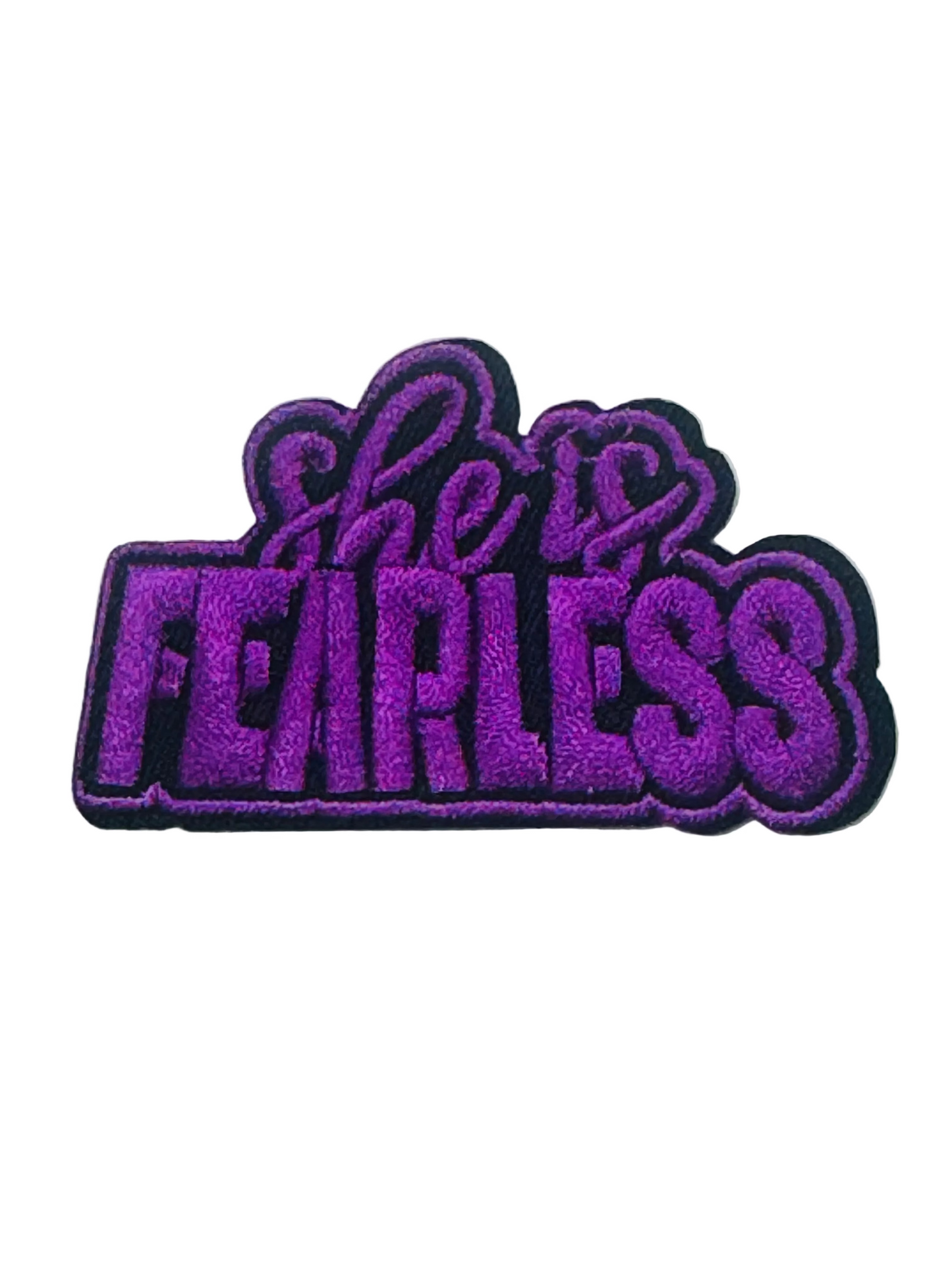 “She Is Fearless” Patch – Purple