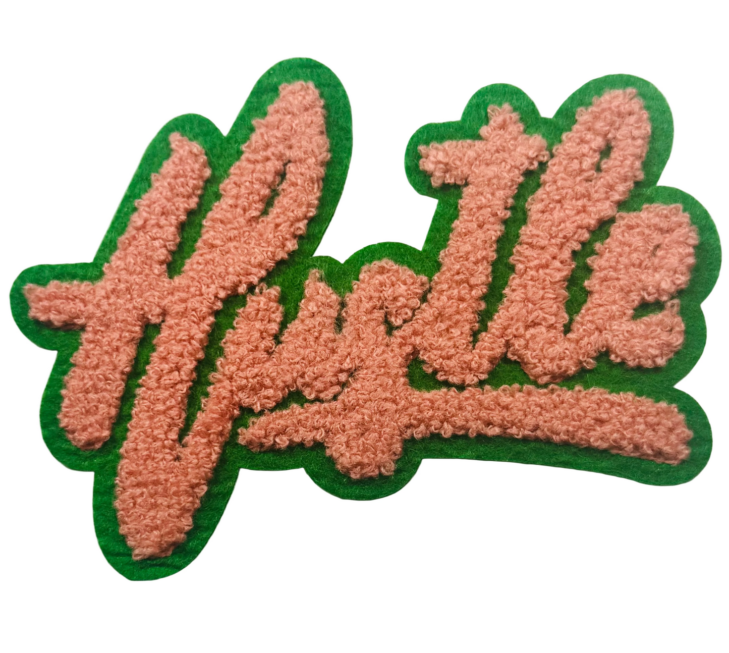 HUSTLE PINK/GREEN CHENILLE