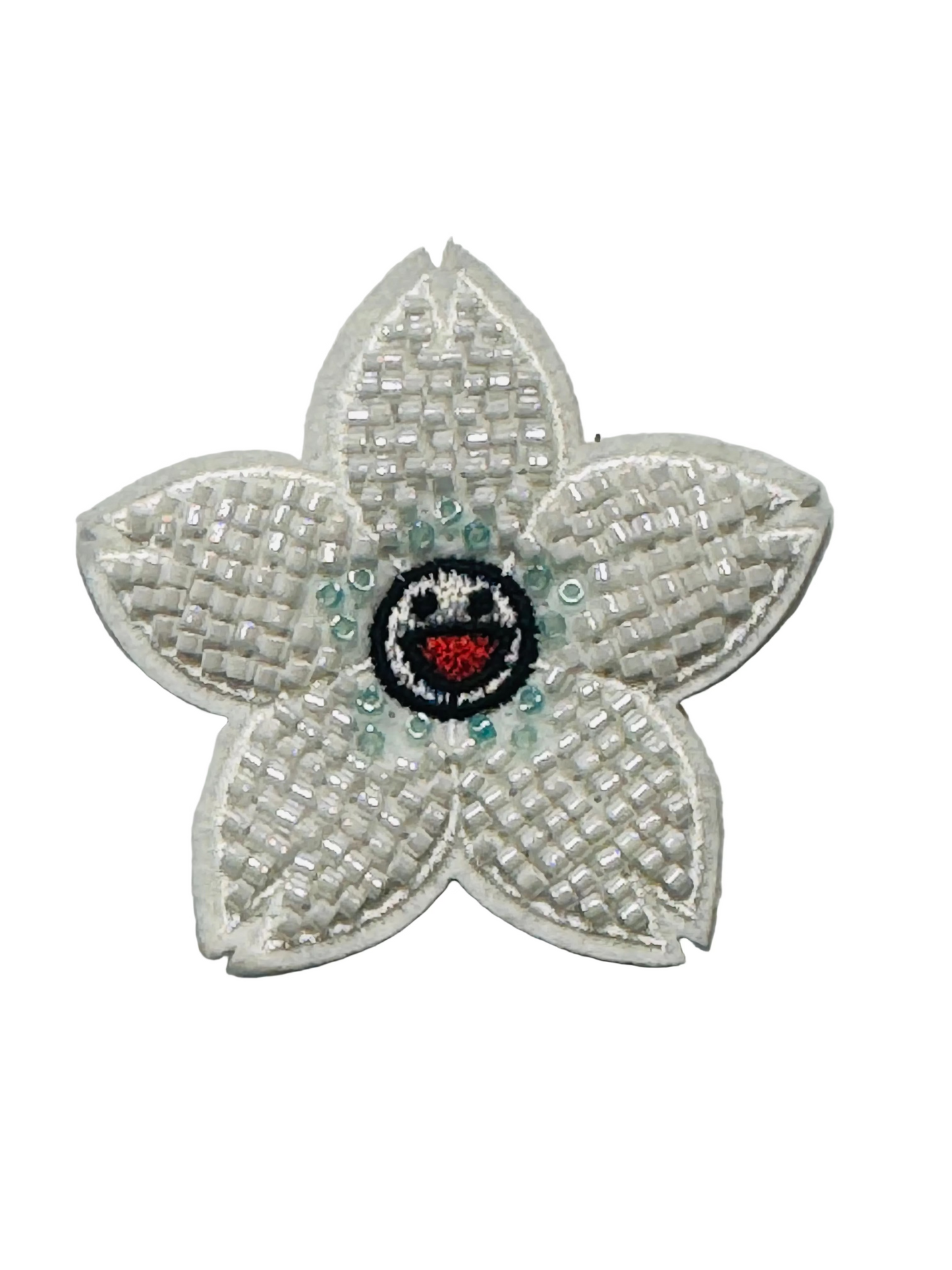 FLOWER WHITE SEQUIN