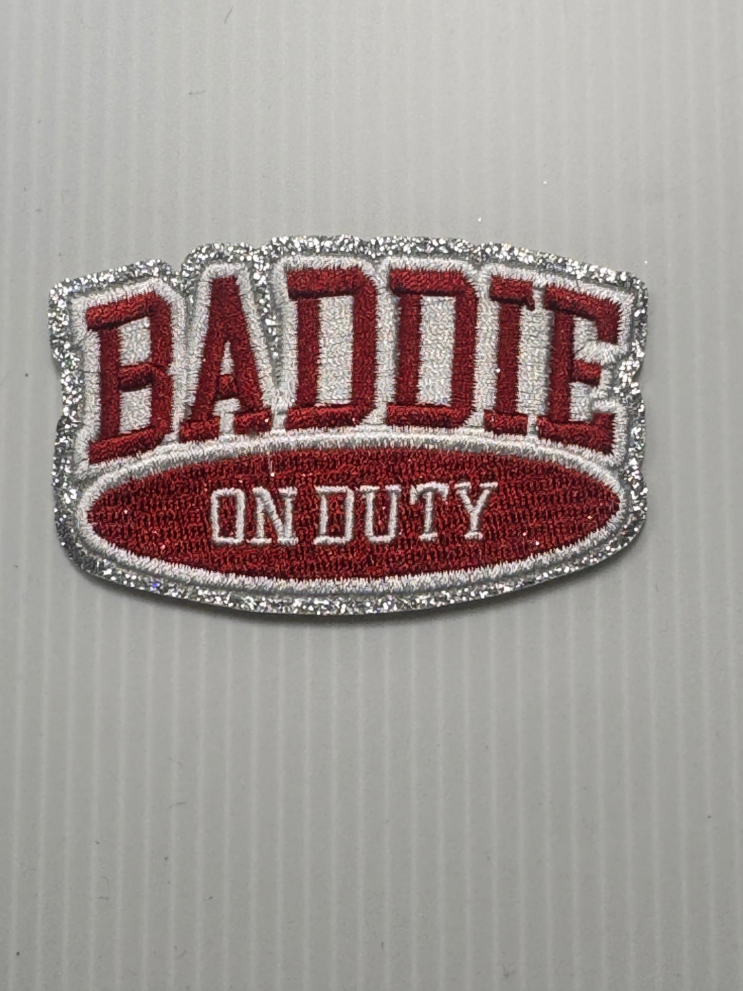 BADDIE ON DUTY RED