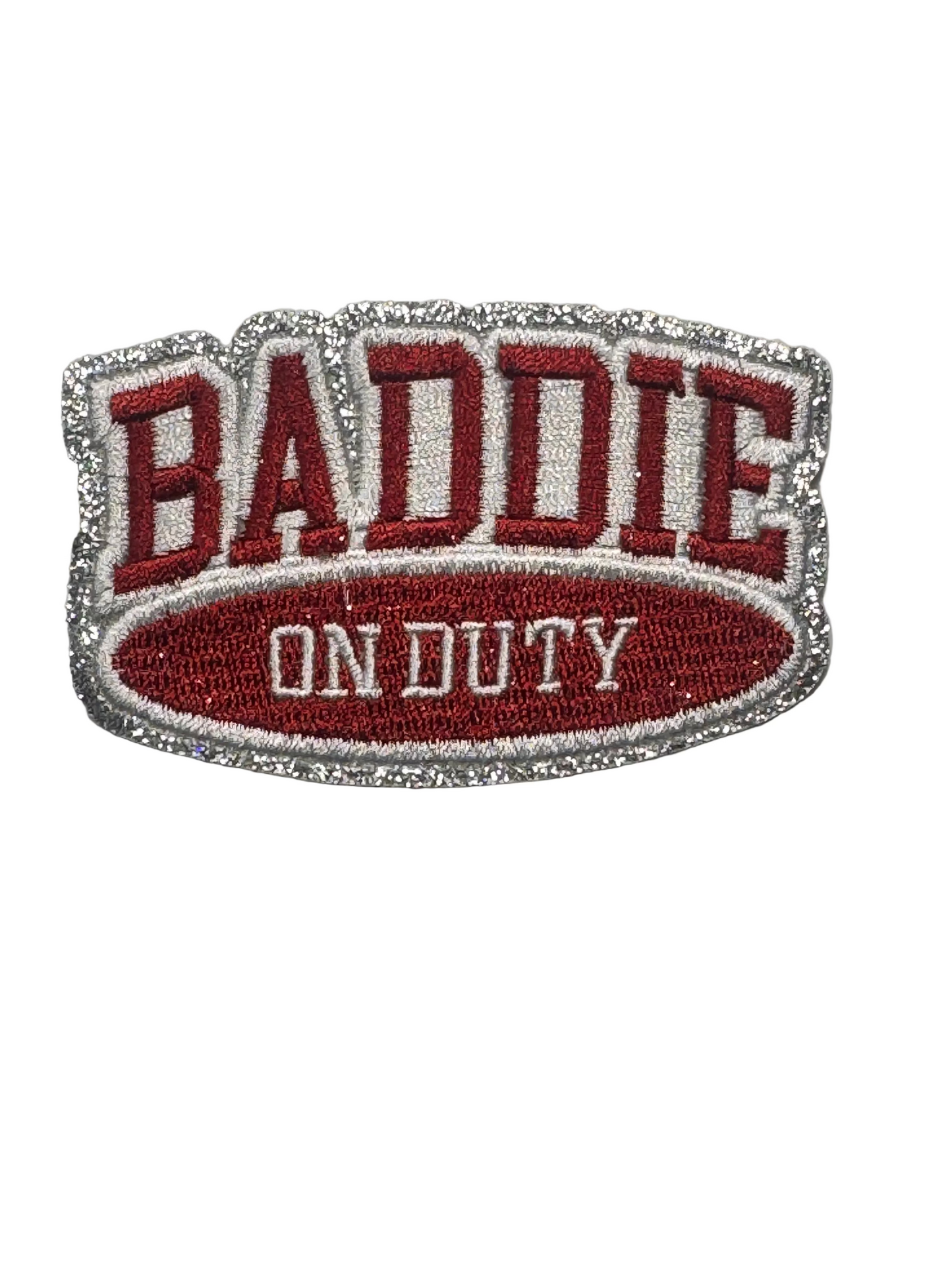 BADDIE ON DUTY RED