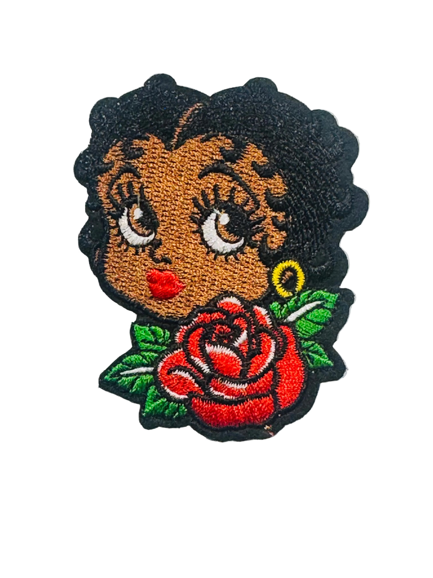 BETTY W/RED ROSE