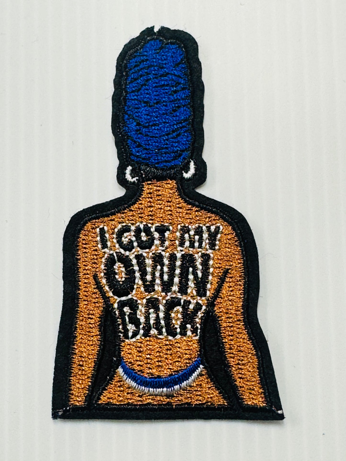 I GOT MY OWN BACK BLUE