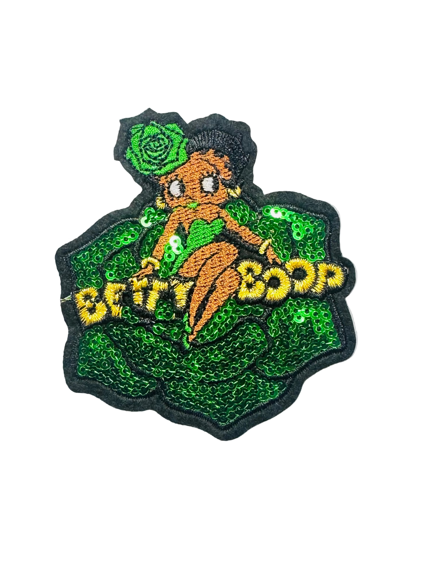 BETTY BOOP SEQUIN green