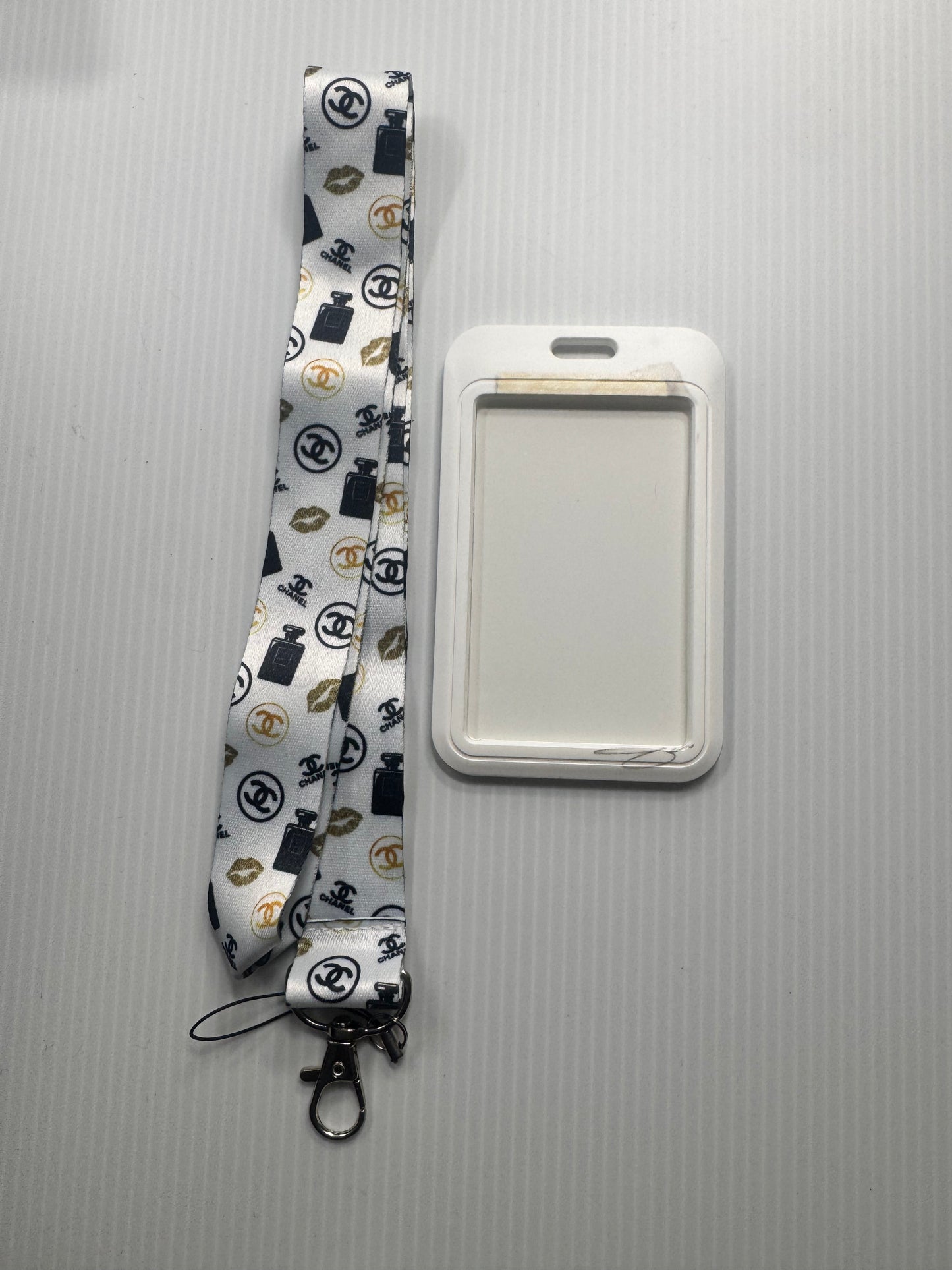 CC CREAM/BLK CANDY BAR 2PC LANYARD