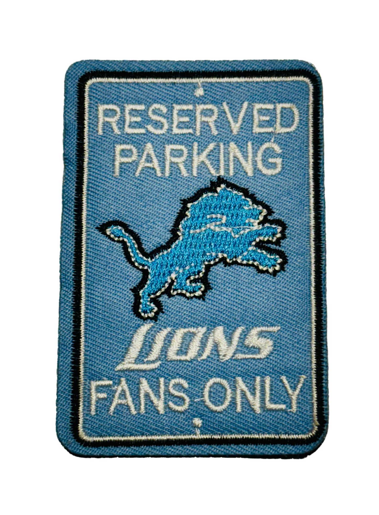 Detroit Lions Reserved Parking Patch