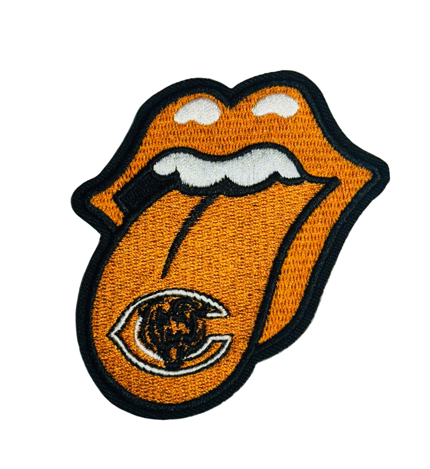 Chicago Bears Tongue Iron-On Patch