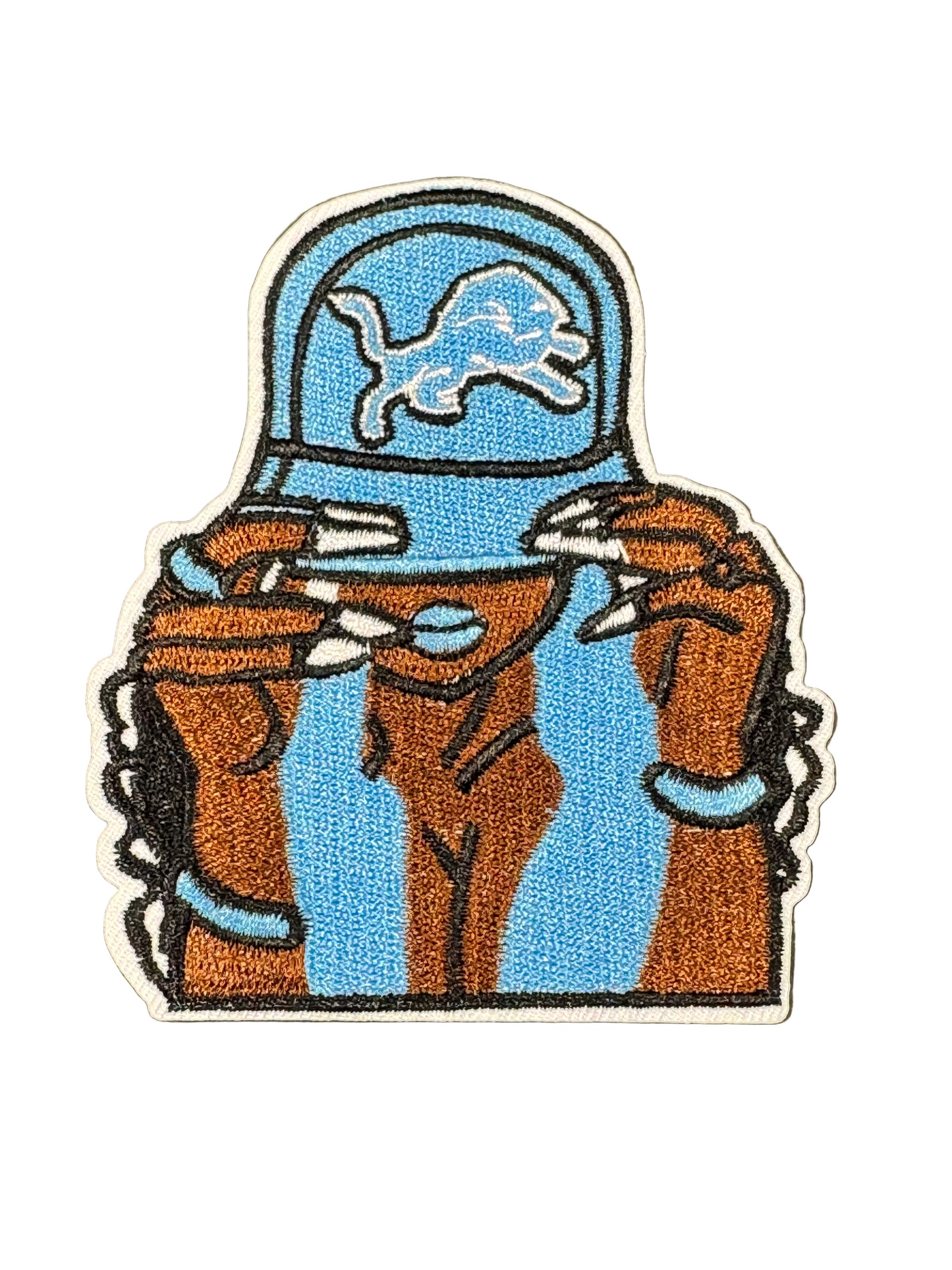 Detroit Lions Baddie Iron-On Patch