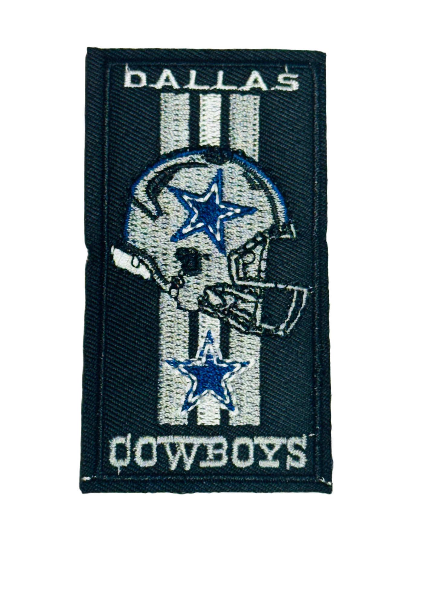 Dallas Cowboys Vertical Helmet Iron-On Patch