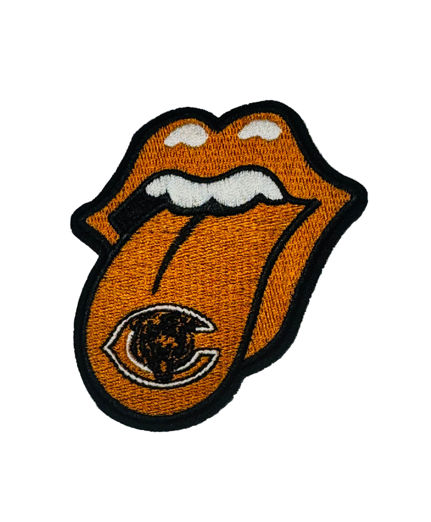 Chicago Bears Tongue Iron-On Patch