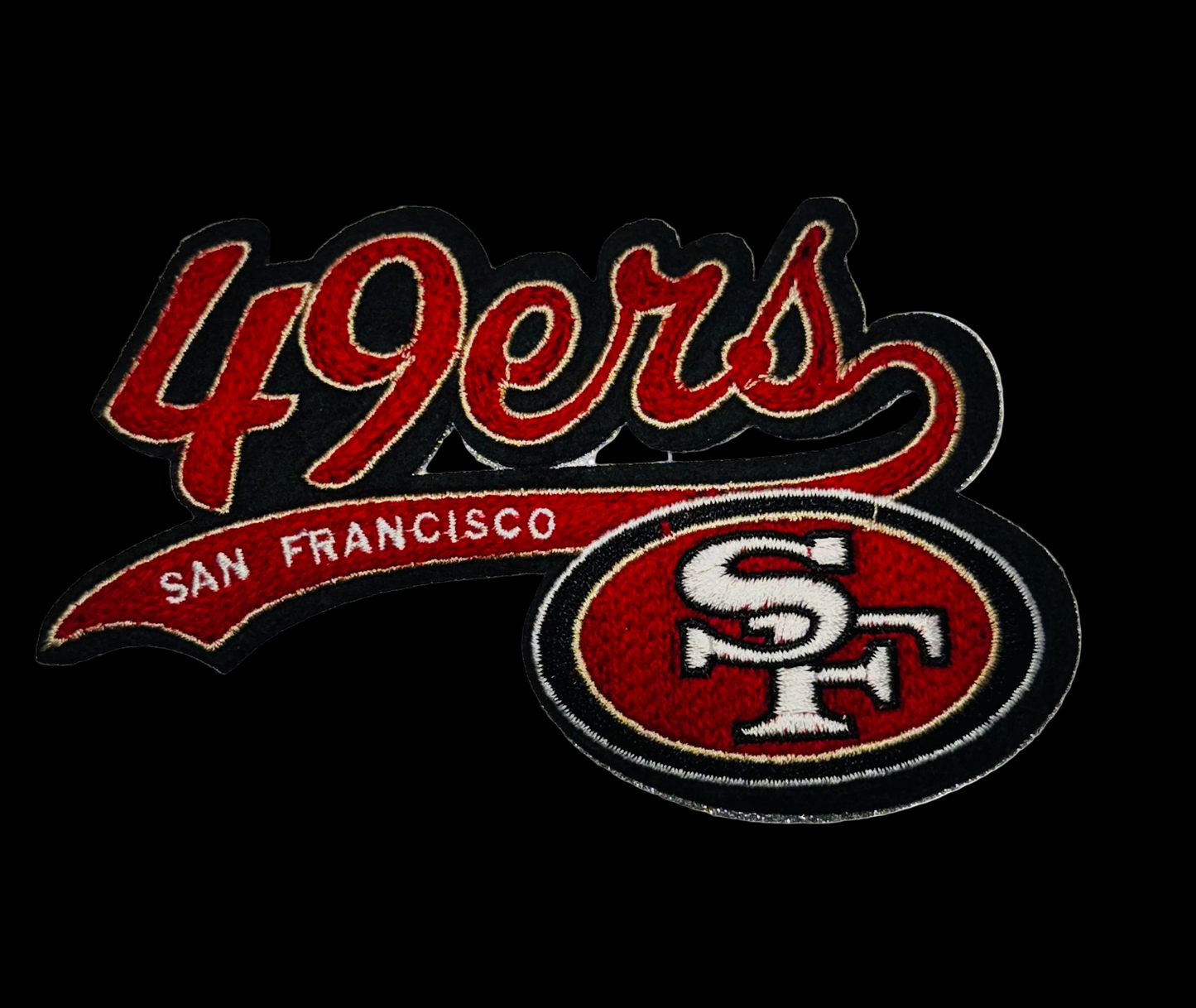 San Francisco 49ers iron-on patch