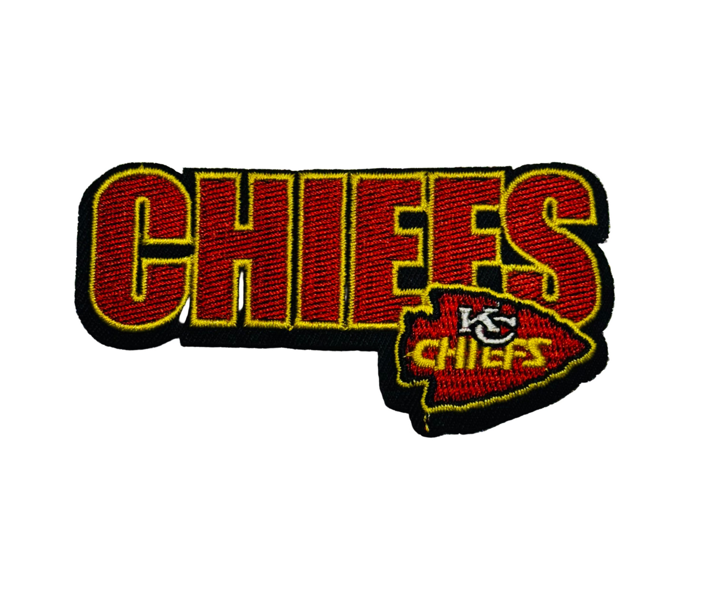Chiefs Words Iron-On Patch