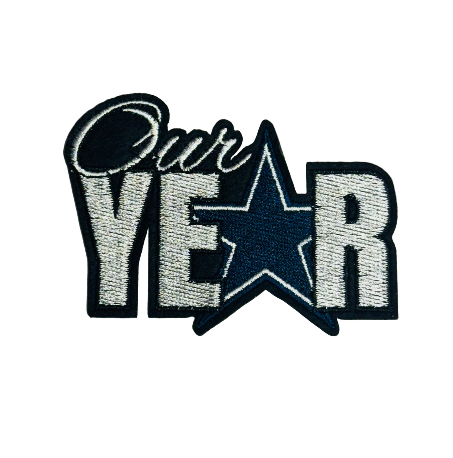 Our Year Cowboys Iron-On Patch