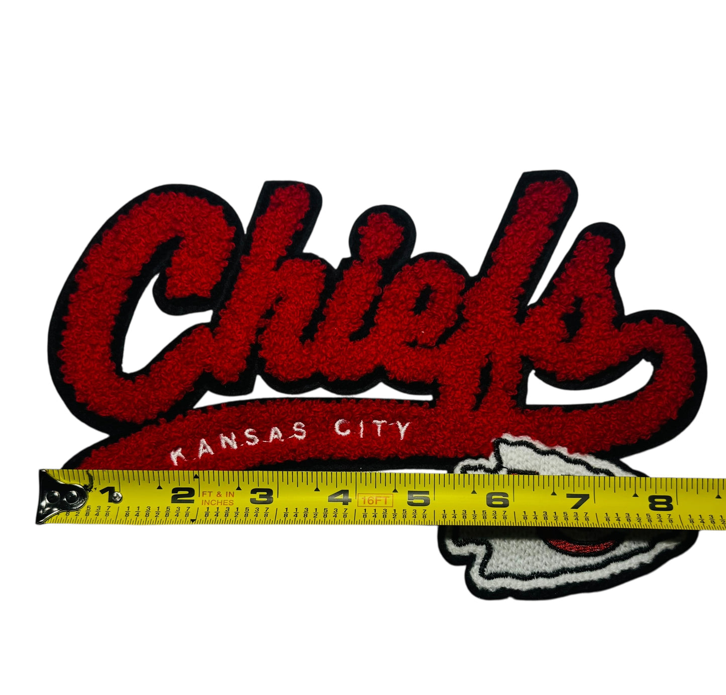 Kansas City Chiefs Chenille Iron-On Patch