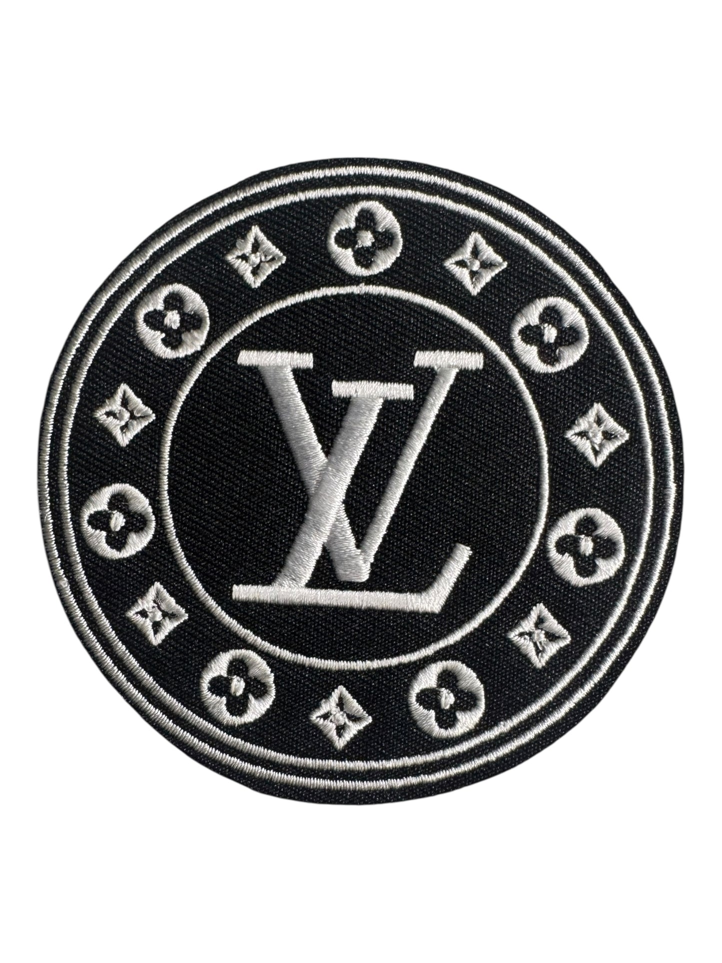 LV-INSPIRED LOGO CIRCLE BLACK/WHITE