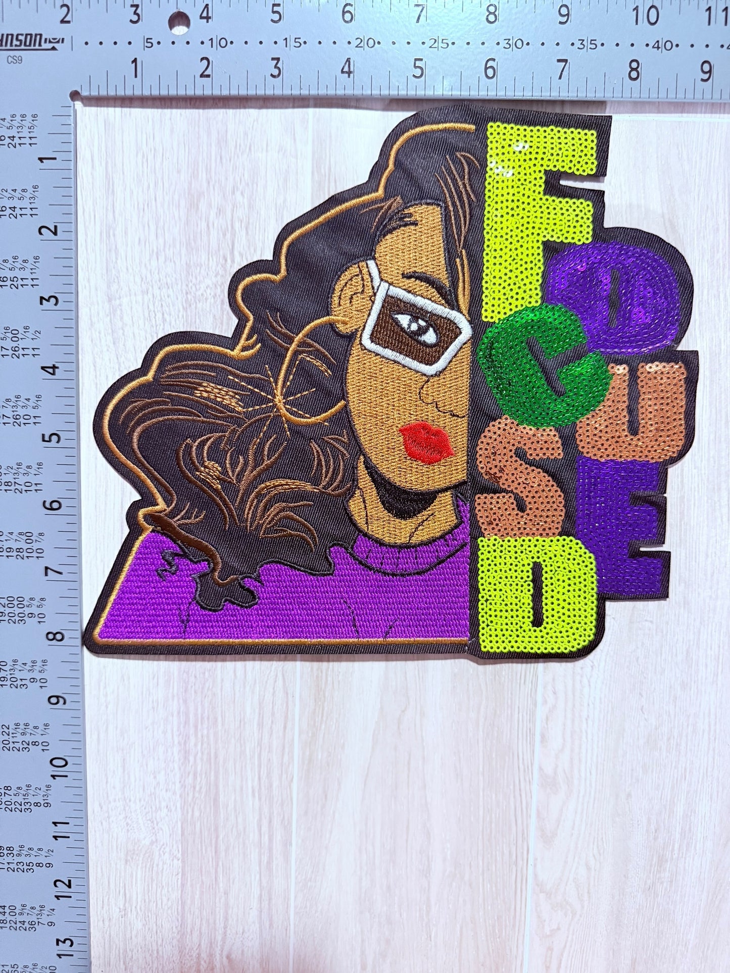 Focused fashion Large patch
