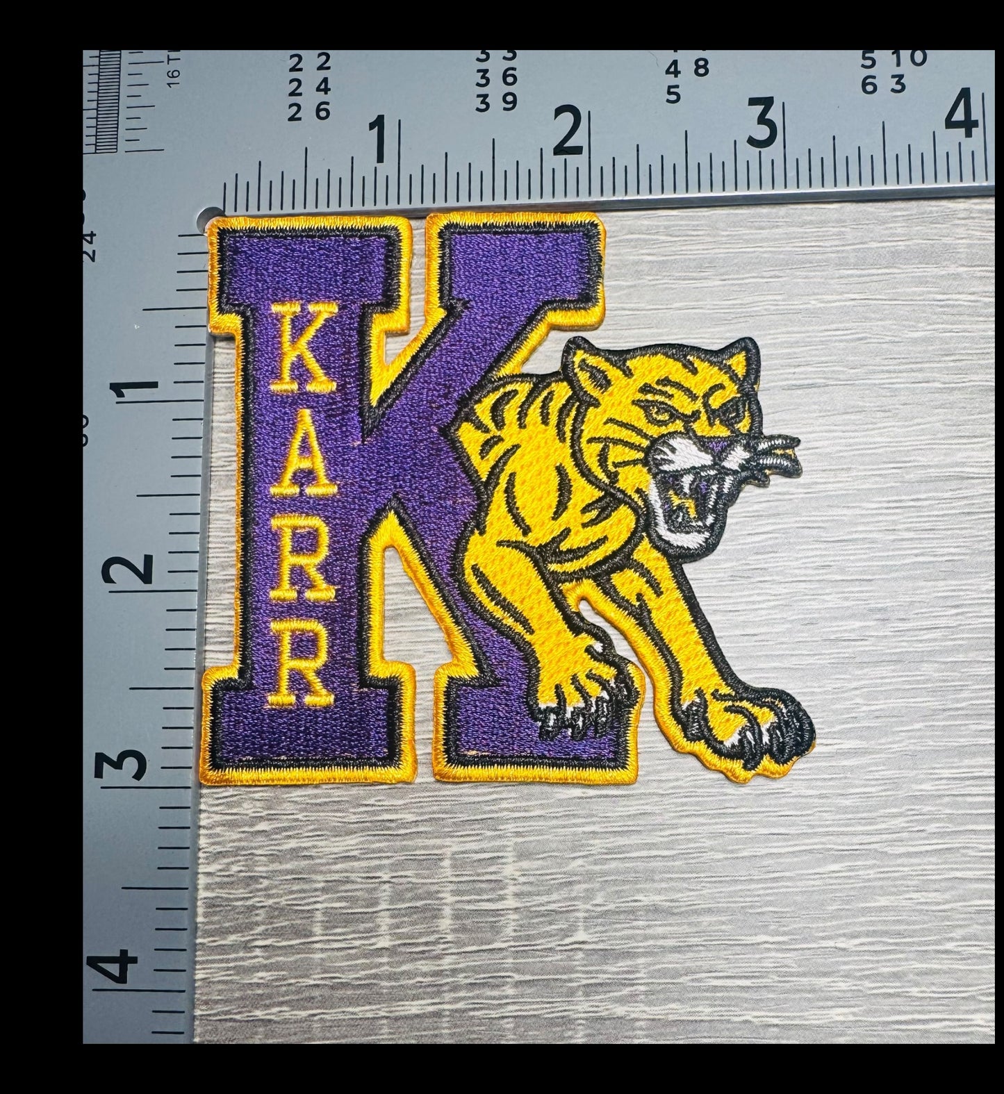 Edna Karr High School Cougars Embroidered Hat Patch